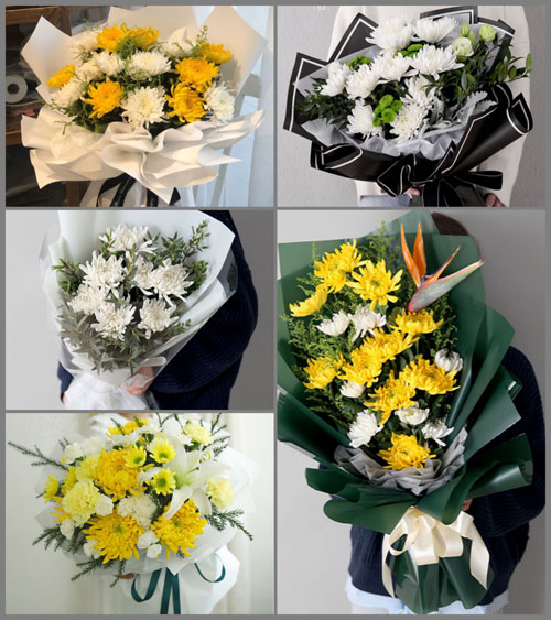 山东莱芜莱城区茶业口镇桑科村白事花束代送